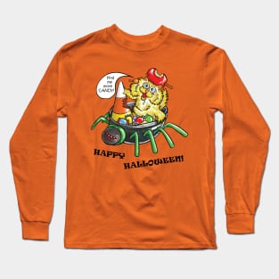 Halloween candy hungry chipmunk Long Sleeve T-Shirt